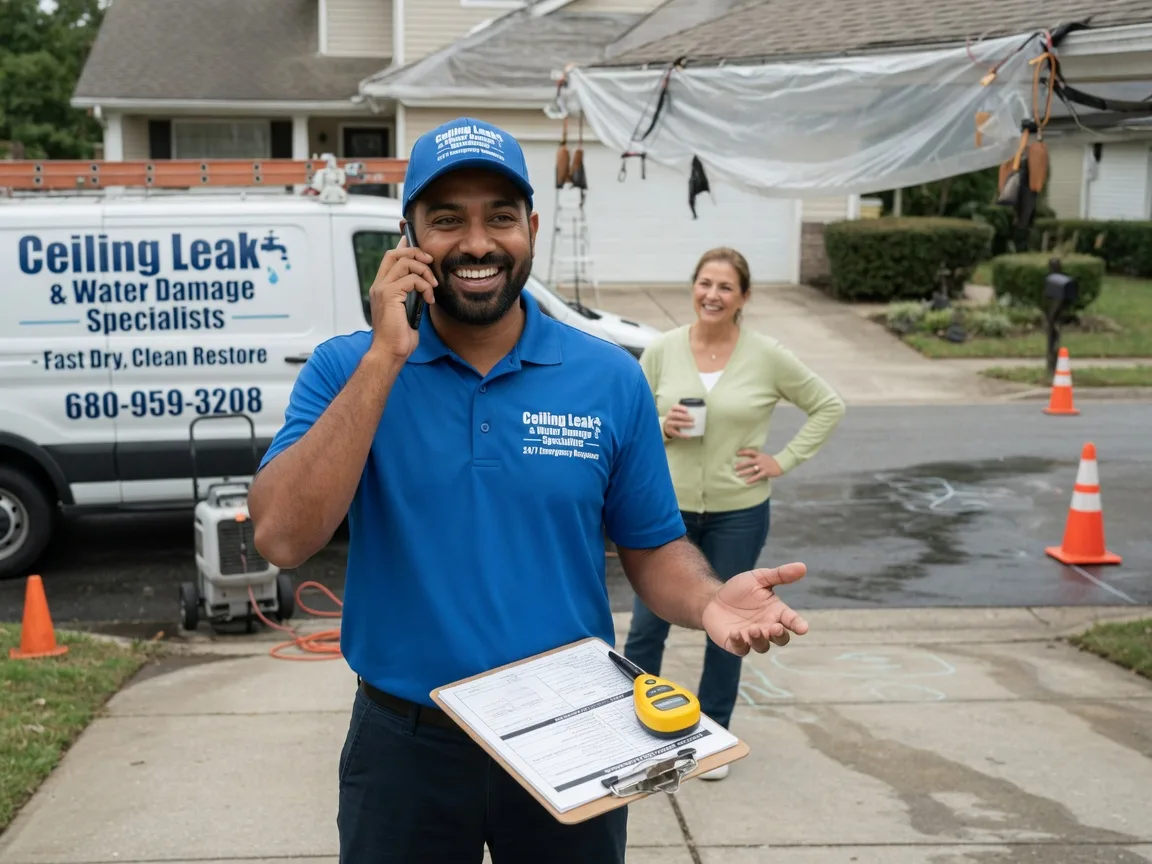 Ceiling Leak Cleanup Merion Station, PA FAQs
